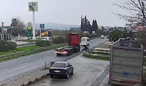 Menemen'de feci kaza