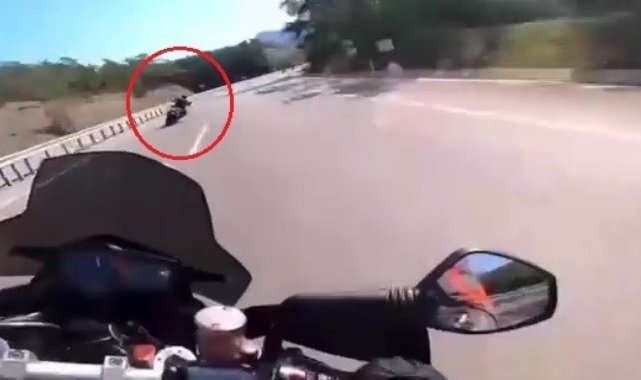 Polis memurunun hayatını kaybettiği kaza saniye saniye kask kamerasında