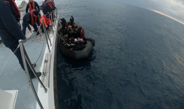 Sahil Güvenlikten göçmen mesaisi