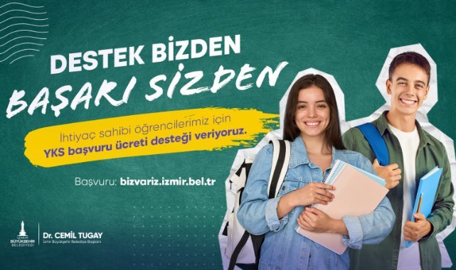İzmir Büyükşehir Belediyesi’nden öğrencilere YKS ücreti desteği