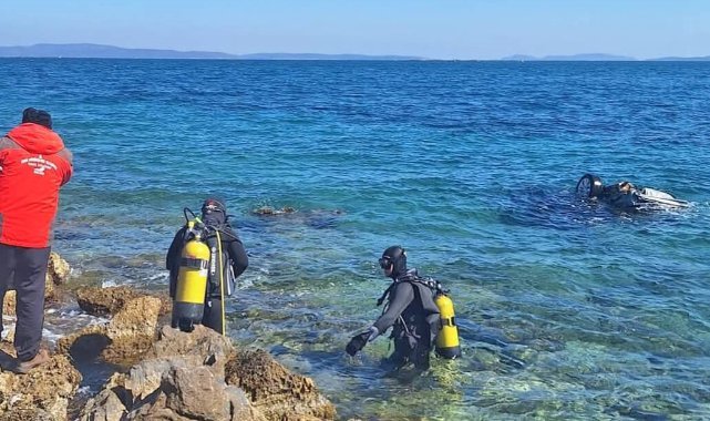 İzmir'de denize düşen araç içinde bir kişi hayatını kaybetti