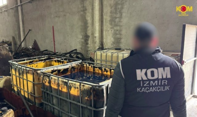 İzmir'de kaçak akaryakıt operasyonu