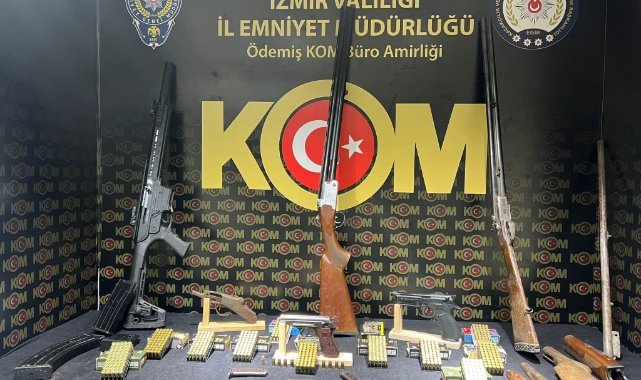 İzmir’de yasa dışı silah ticareti operasyonunda 1 kişi yakalandı
