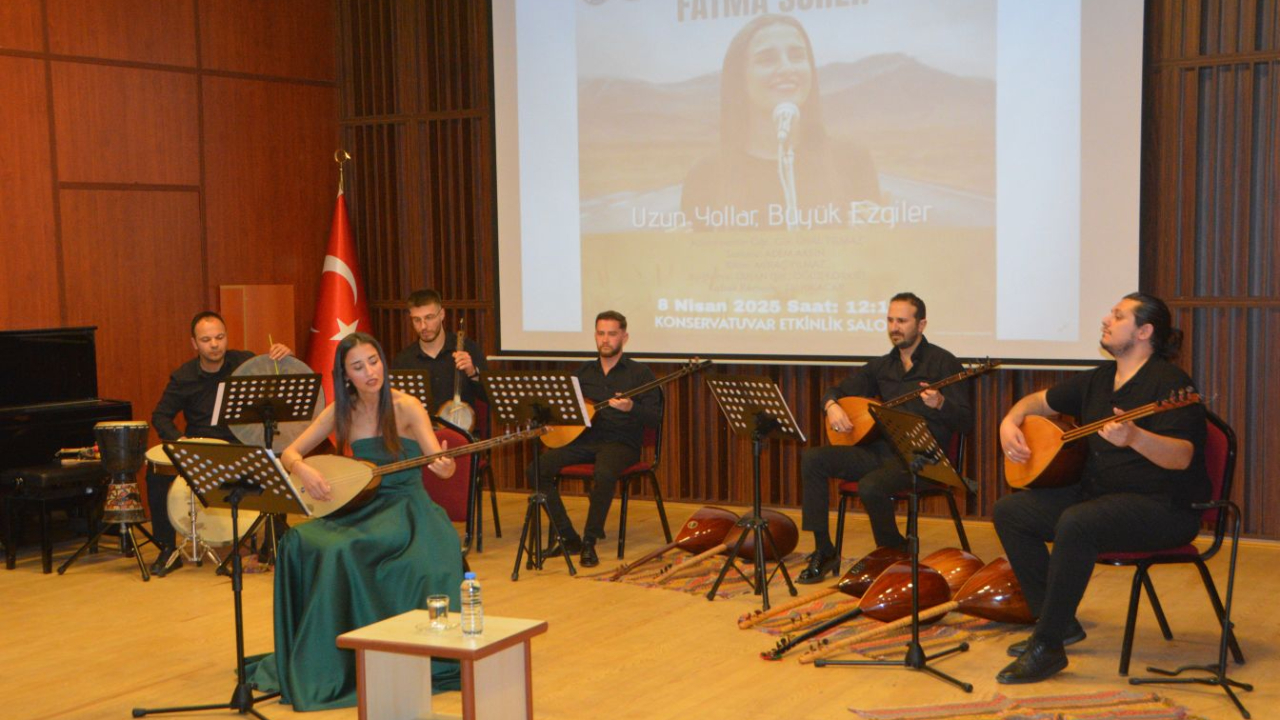 EÜ Konservatuarında "Uzun Yollar, Büyük Ezgiler"  konseri