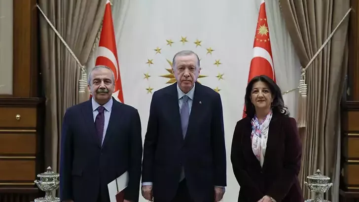Cumhurbaşkanı Erdoğan, DEM Parti heyetini kabul etti