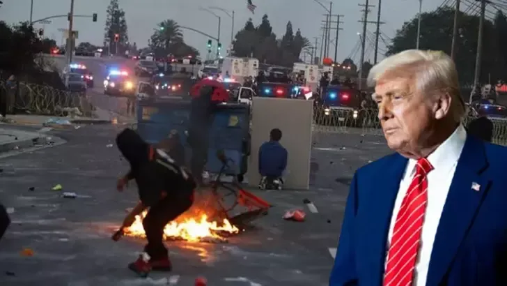 Trump: Göstericiler, Ulusal Muhafızlara tükürürlerse vururuz