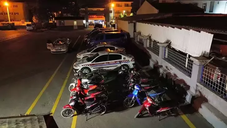 Sakarya’da 16 bin 466 motosiklet kontrol edildi, 448 sürücü trafikten men edildi