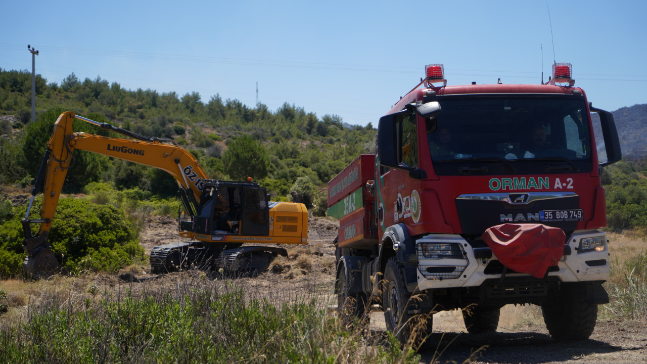 Çeşme’de yangın 3. gününde büyük ölçüde kontrol altına alındı