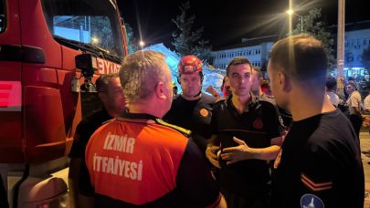 İzmir İtfaiyesi Balıkesir’de görev başında