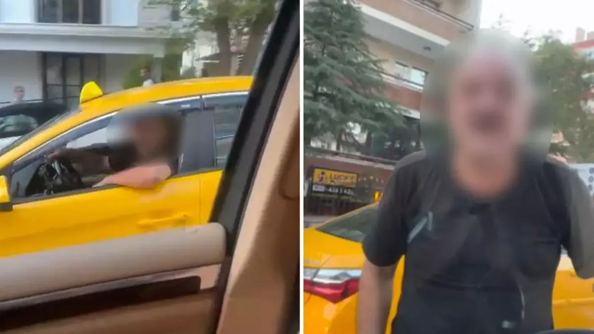 Ankara'da trafikte 'yol verme' kavgasında aracı yumrukladı