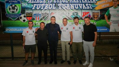 Aliağa 13 Eylül Masterler Futbol Turnuvası Başladı