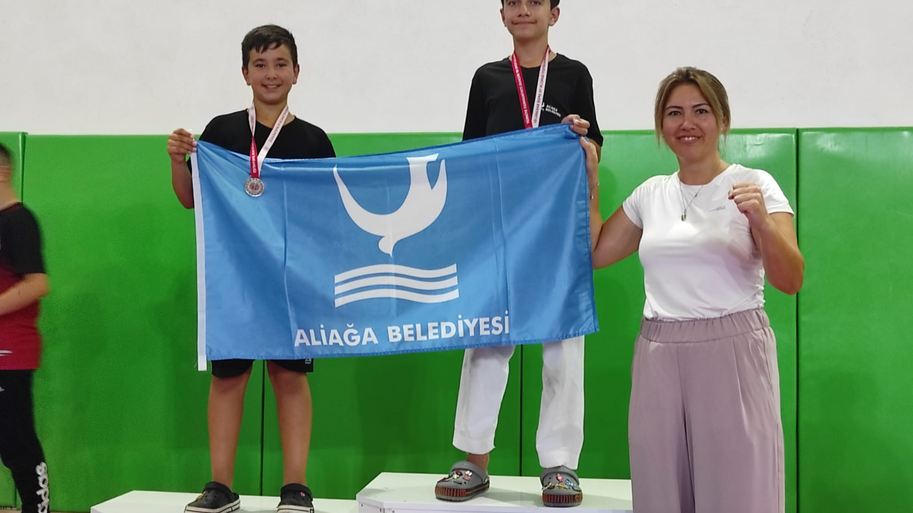 Zafer Bayramı Şampiyonası’nda Aliağa’nın Karate Zaferi