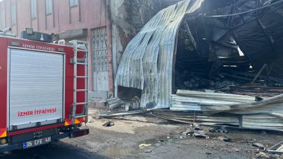 Buca'da çöp yangını: 30 milyon lira zarar