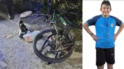 Otomobilin çarptığı bisikletli Ahmet öldü