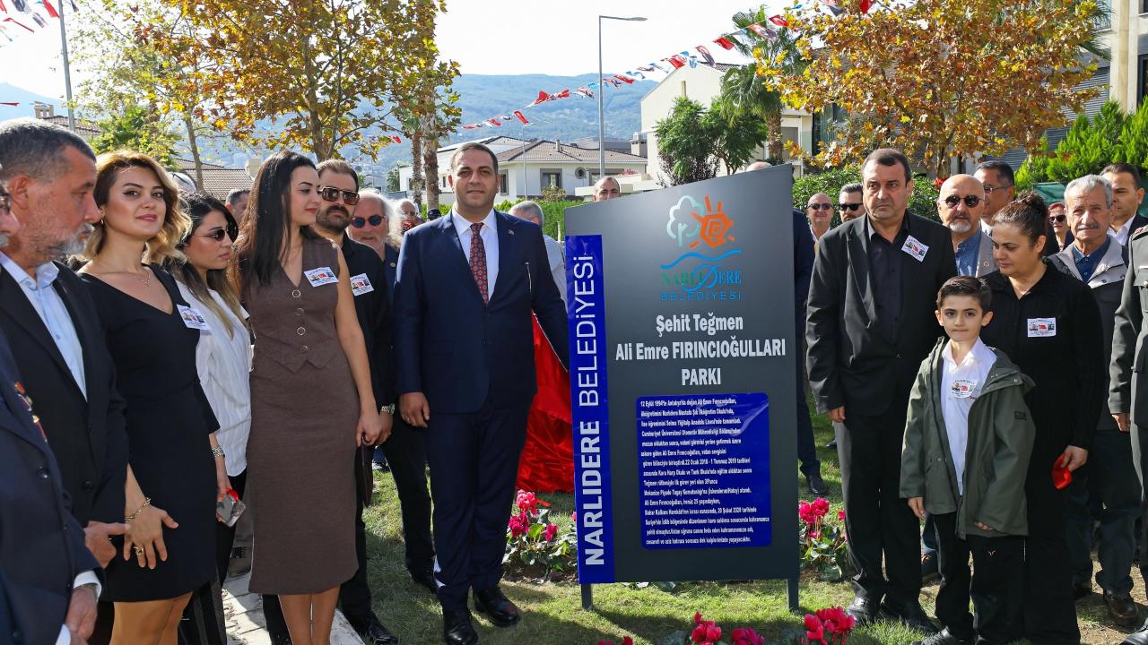 Şehit teğmen Ali Emre Fırıncıoğulları'nın adı Narlıdere'de yaşayacak