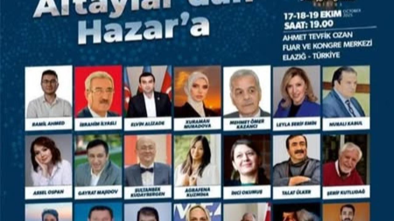 Türk dünyası'nın şiir sesi Elazığ'da yankılandı