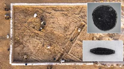 Canhasan'da 8 bin 500 yıllık obsidyen ayna bulundu