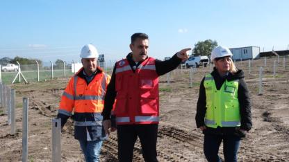 Dikili'de Güneş Enerjisi Santrali (GES) Projesi emin adımlarla ilerliyor