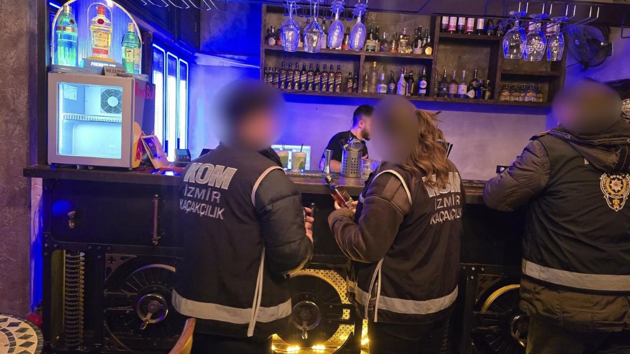 İzmir’de sahte içki operasyonu