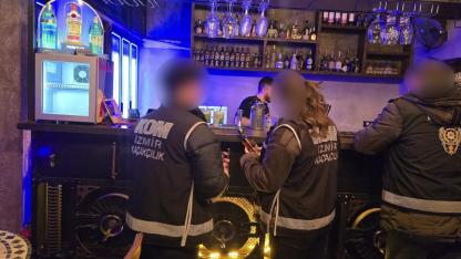 İzmir’de sahte içki operasyonu