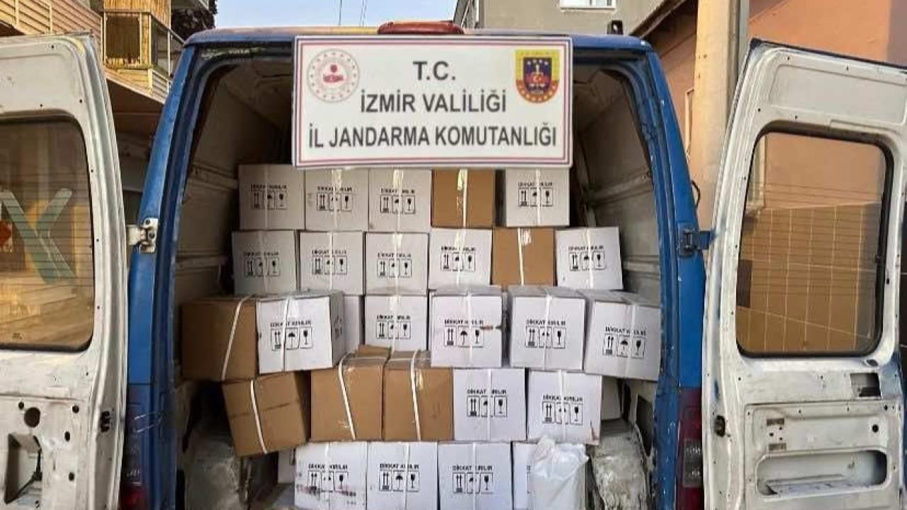 İzmir’de yeni yıl öncesi kaçak alkol operasyonu