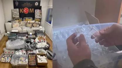 Sivas'ta kaçak tütün ürünleri imalathanesine operasyon