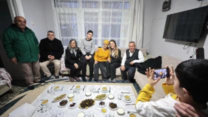 Başkan Mutlu iftar sofrasına konuk oldu