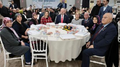 Başkan Pehlivan,  iftarda şehit aileleri ve gazilerle