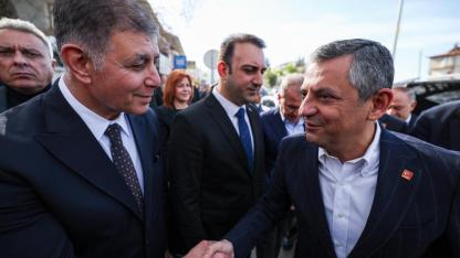 Özgür Özel ve Başkan Tugay Hatay'da