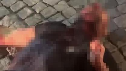 Akrabasının boğazını kesip kahvehanenin önüne attı