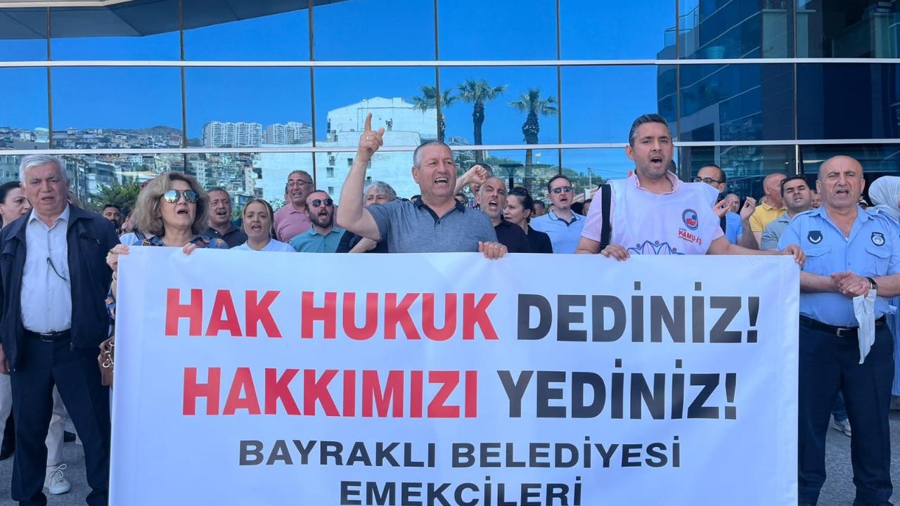 Bayraklı'da TİS haklarına 'tırpan' isyanı