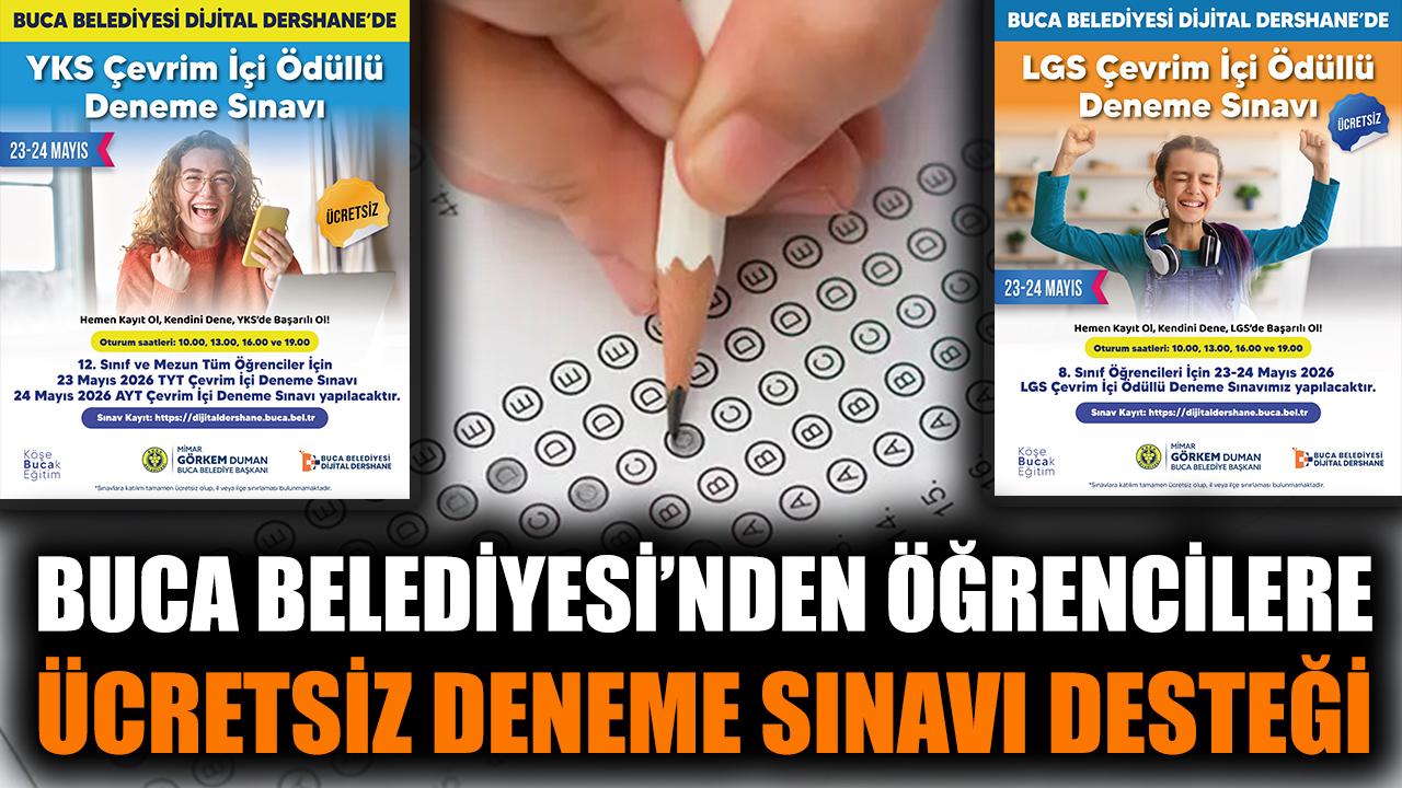 Buca Belediyesi’nden öğrencilere ücretsiz deneme sınavı