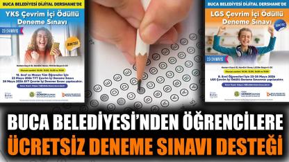 Buca Belediyesi’nden öğrencilere ücretsiz deneme sınavı