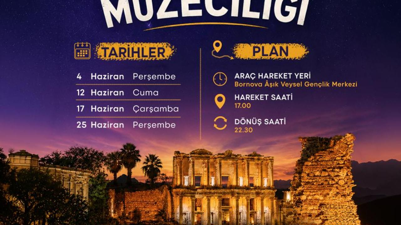 Efes’te gece müzeciliği gençlerle buluşuyor