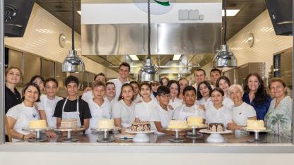 Gastronomi öğrencileri ve işitme engelli gençler mutfakta buluştu