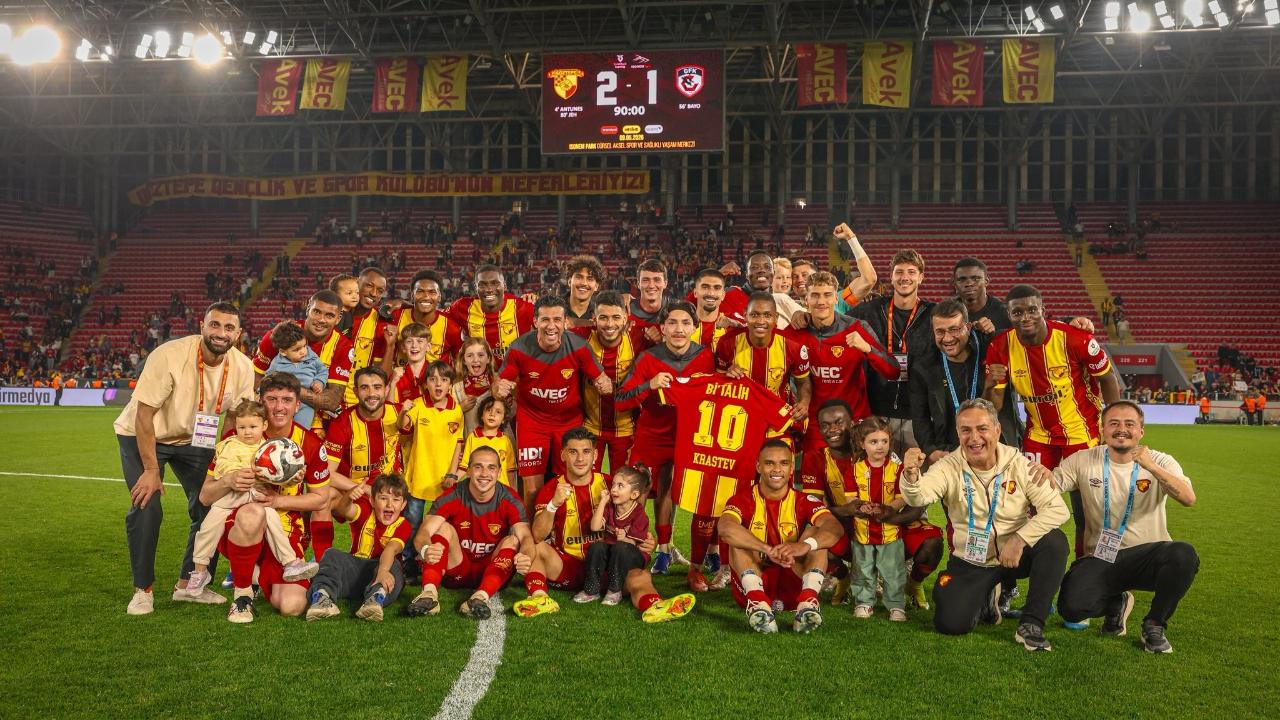 Göztepe iç saha performansıyla göz doldurdu