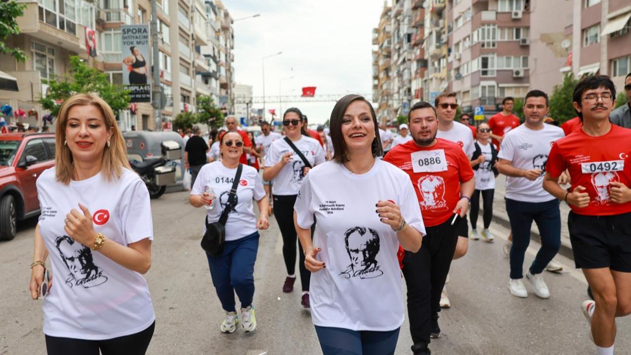 Karabağlar Ata’sı için koştu