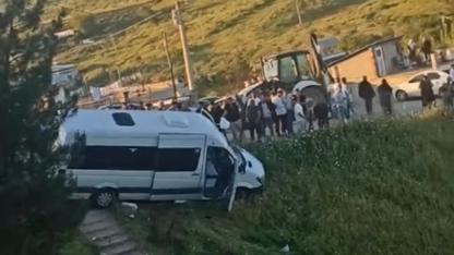 Mezarlık ziyareti dönüşü faciadan dönüldü