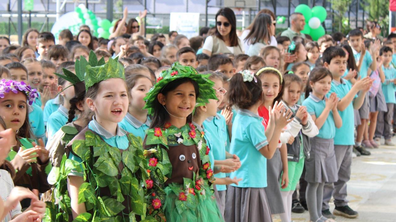 Ödemiş'te öğrencilerin 'Yeşilfest' heyecanı