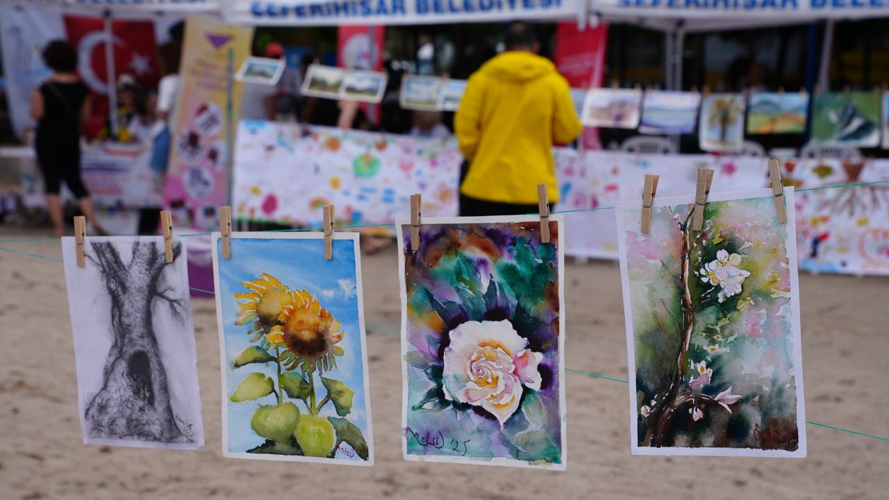 Seferihisar’da 2. Uluslararası Suluboya Festivali sona erdi