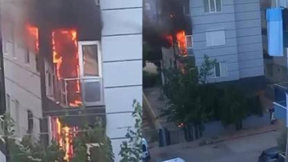 Antalya’da 1 ay önce taşındıkları daire yangında küle döndü