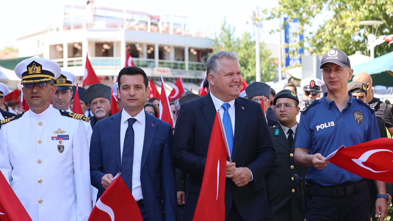 Atatürk'ün Urla'ya Gelişinin 100. Yılı Törenlerle Kutlandı