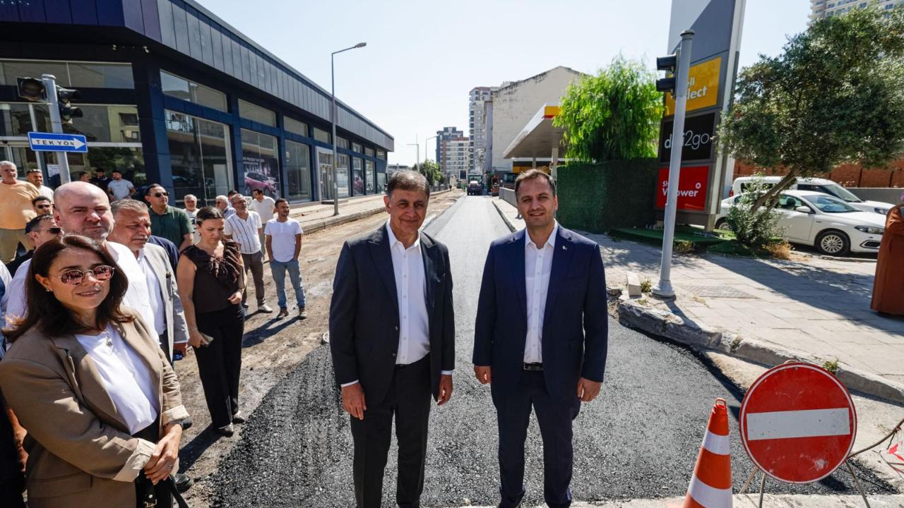 Çamdibi’nin yolları yenileniyor