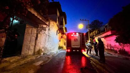 İzmir'de korkutan yangın