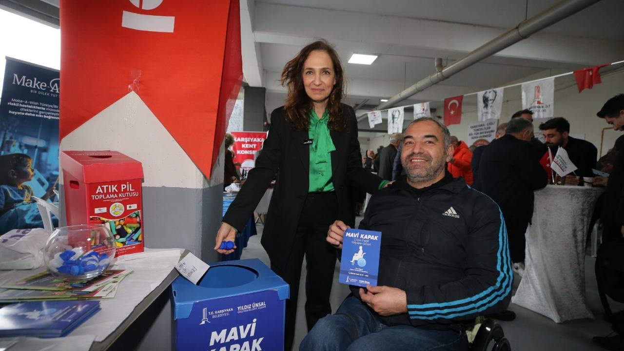 Karşıyaka’da mavi kapak seferberliği