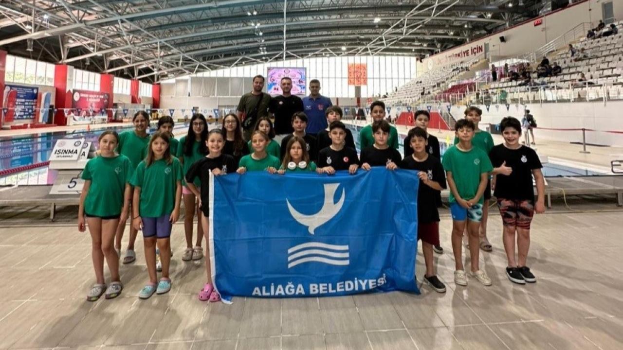 Aliağalı yüzücülerden Samsun'da önemli başarı