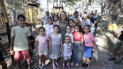 Başkan Mutlu Macera Parkı’nda çocuklarla bir araya geldi