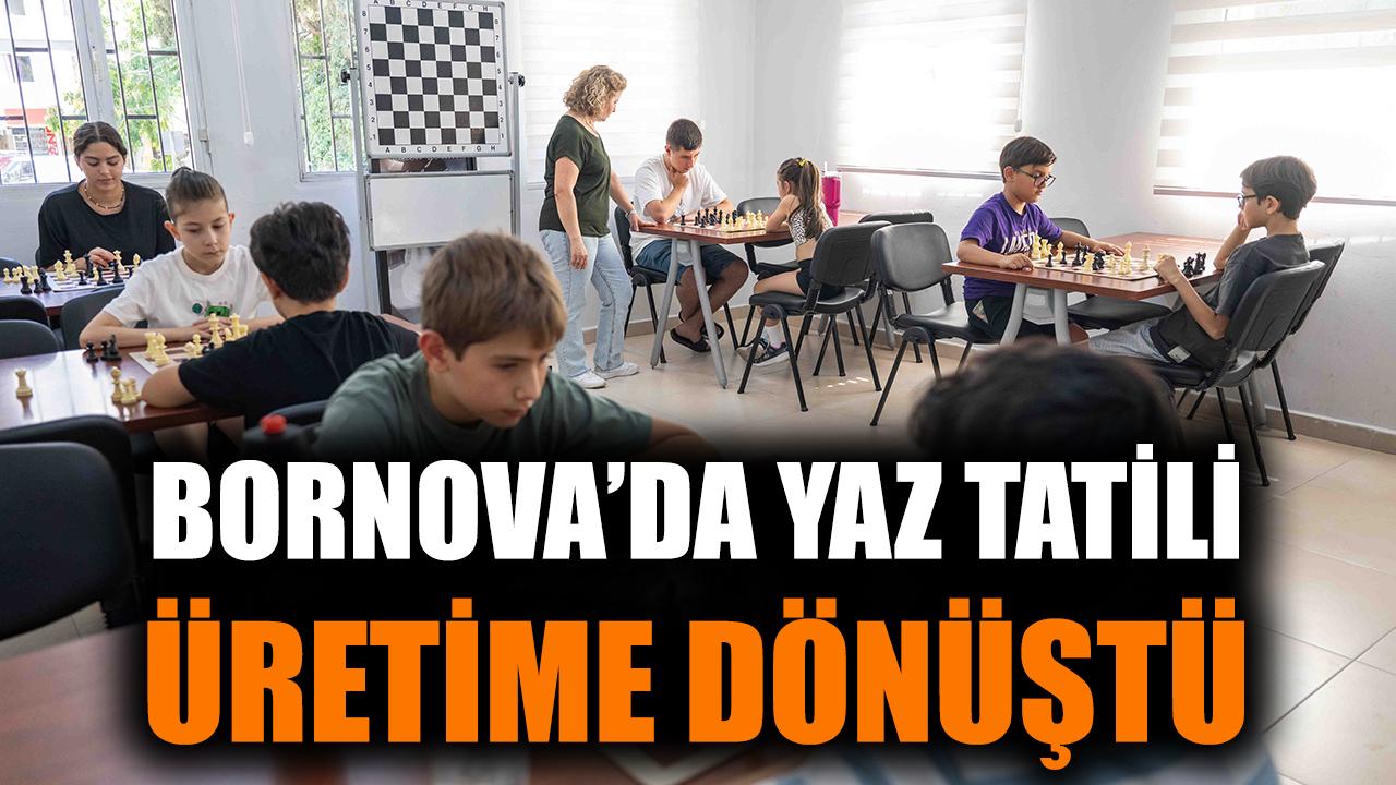 Bornova'da yaz tatili üretime dönüştü