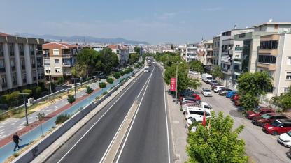 Buca’nın ana arterleri teker teker yenileniyor