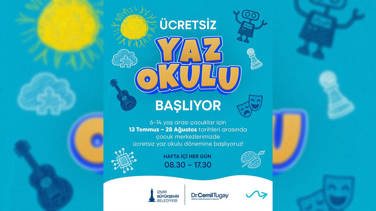 İzmirli çocuklar için renkli yaz tatili